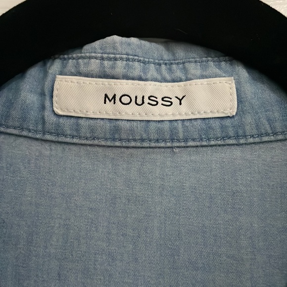 Moussy vintage denim shirt - Live In The Moment - Large - Picture 3 of 4